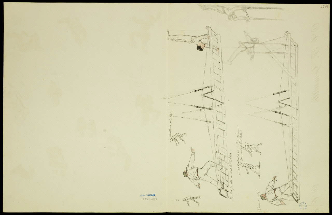 partie d'un ensemble de dessins Clown et acrobate 1968.102.5348.5 Photo