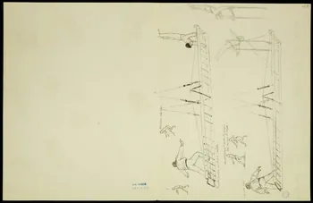 partie d'un ensemble de dessins Clown et acrobate 1968.102.5348.5 Photo