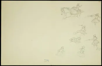 partie d'un ensemble de dessins Scènes de cirque 1968.102.5348.7 Photo