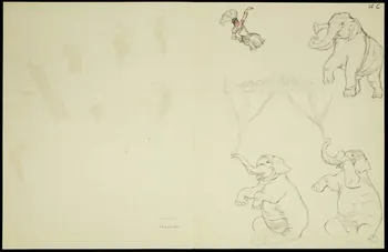 partie d'un ensemble de dessins Scènes de cirque 1968.102.5350.10  Photo