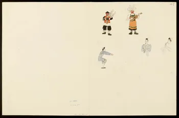 partie d'un ensemble de dessins Dresseuse de cheval 1968.102.5350.16 Photo