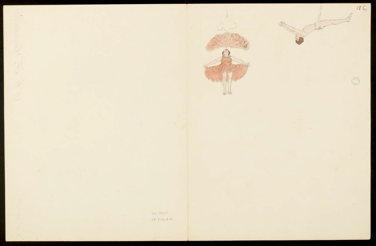 partie d'un ensemble de dessins Scènes de clowneries 1968.102.5350.18 Photo