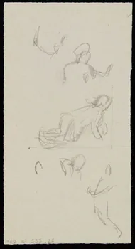partie d'un ensemble de dessins Fratellini  Tosca 1968.102.5351.26 Photo