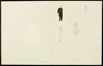 partie d'un ensemble de dessins Artistes de cirque 1968.102.5352.18 Photo