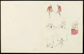 partie d'un ensemble de dessins Scènes de jonglerie 1968.102.5352.21 Photo