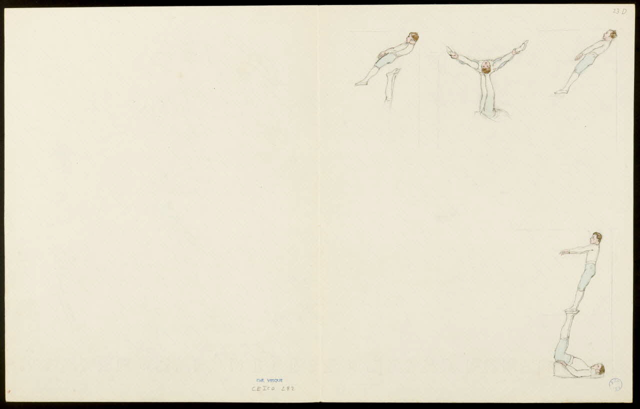 partie d'un ensemble de dessins Jonglerie à plusieurs ballons 1968.102.5352.3 Photo