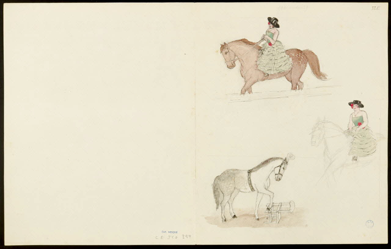 partie d'un ensemble de dessins 19 décembre 29 1968.102.5353.19 Photo