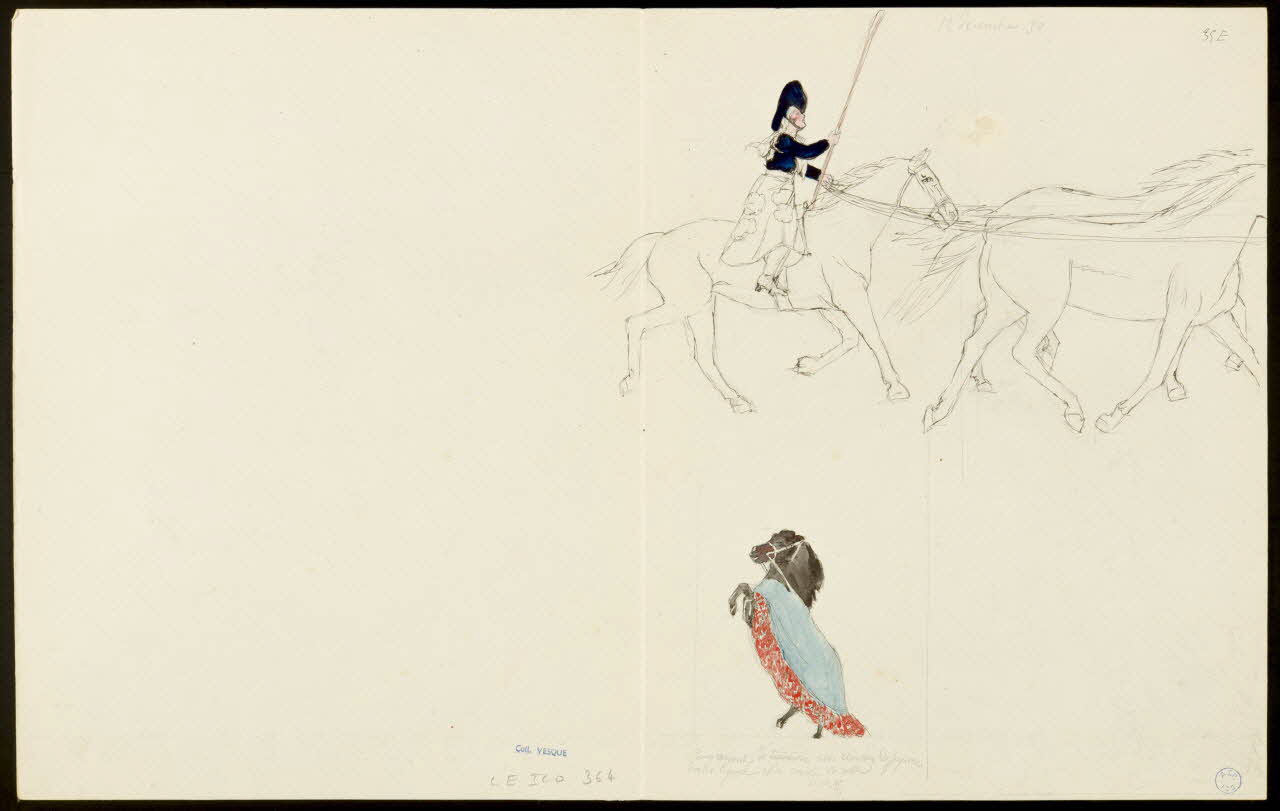 partie d'un ensemble de dessins 13 décembre 30 1968.102.5353.22 Photo