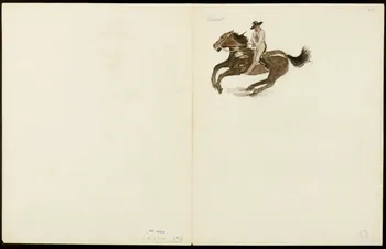 partie d'un ensemble de dessins Jongleuse avec assiettes 1968.102.5353.3  Photo