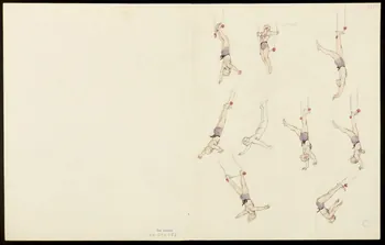 partie d'un ensemble de dessins Artistes de cirque 1968.102.5354.12 Photo