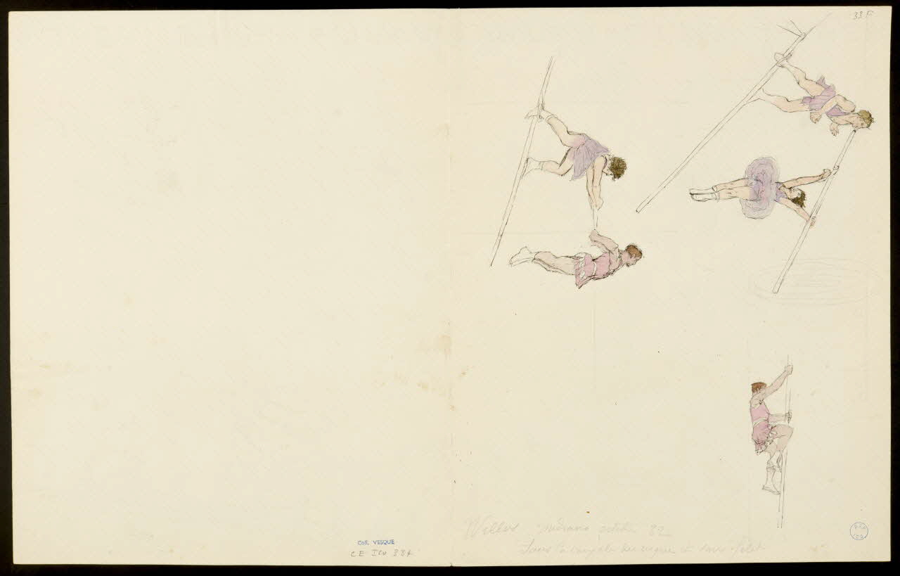 partie d'un ensemble de dessins Eléphant équilibriste 1968.102.5354.13 Photo