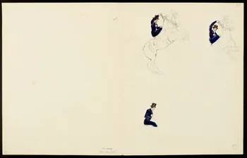 partie d'un ensemble de dessins Dressage des éléphants 1968.102.5354.14 Photo