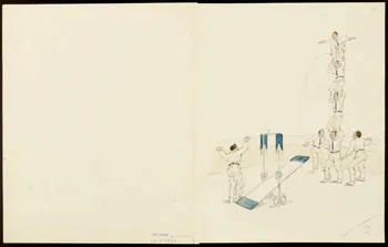 partie d'un ensemble de dessins Spectacle à cheval 1968.102.5354.17 Photo