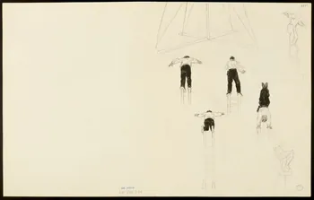 partie d'un ensemble de dessins Scènes d'acrobaties 1968.102.5354.18  Photo