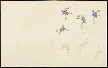 partie d'un ensemble de dessins Les Ivanoff amar 1968.102.5354.19 Photo