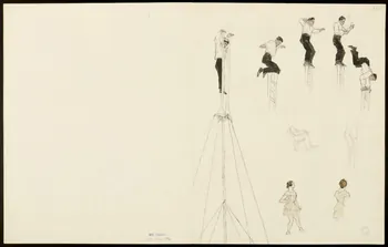 partie d'un ensemble de dessins Les Ivanoff amar 1968.102.5354.19 Photo
