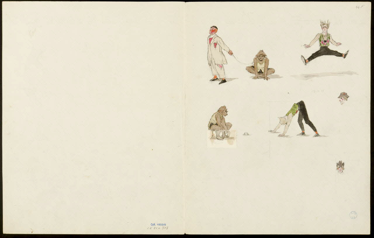 partie d'un ensemble de dessins Scènes de clownerie 1968.102.5354.2 Photo