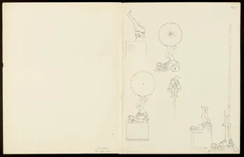 partie d'un ensemble de dessins Jonglerie avec les pieds 1968.102.5354.24  Photo