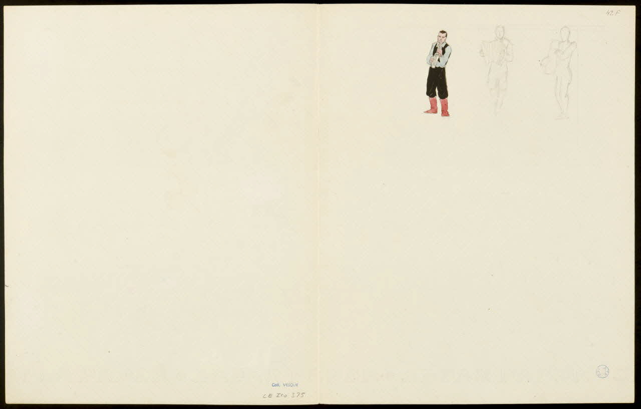 partie d'un ensemble de dessins Scènes de clownerie 1968.102.5354.4 Photo