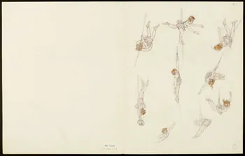 partie d'un ensemble de dessins Scènes d'acrobatie 1968.102.5354.7  Photo