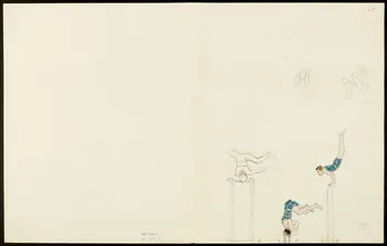 partie d'un ensemble de dessins Scènes d'acrobatie 1968.102.5354.7 Photo