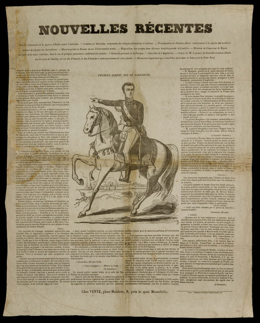 estampe NOUVELLES RECENTES 1968.35.3 Photo