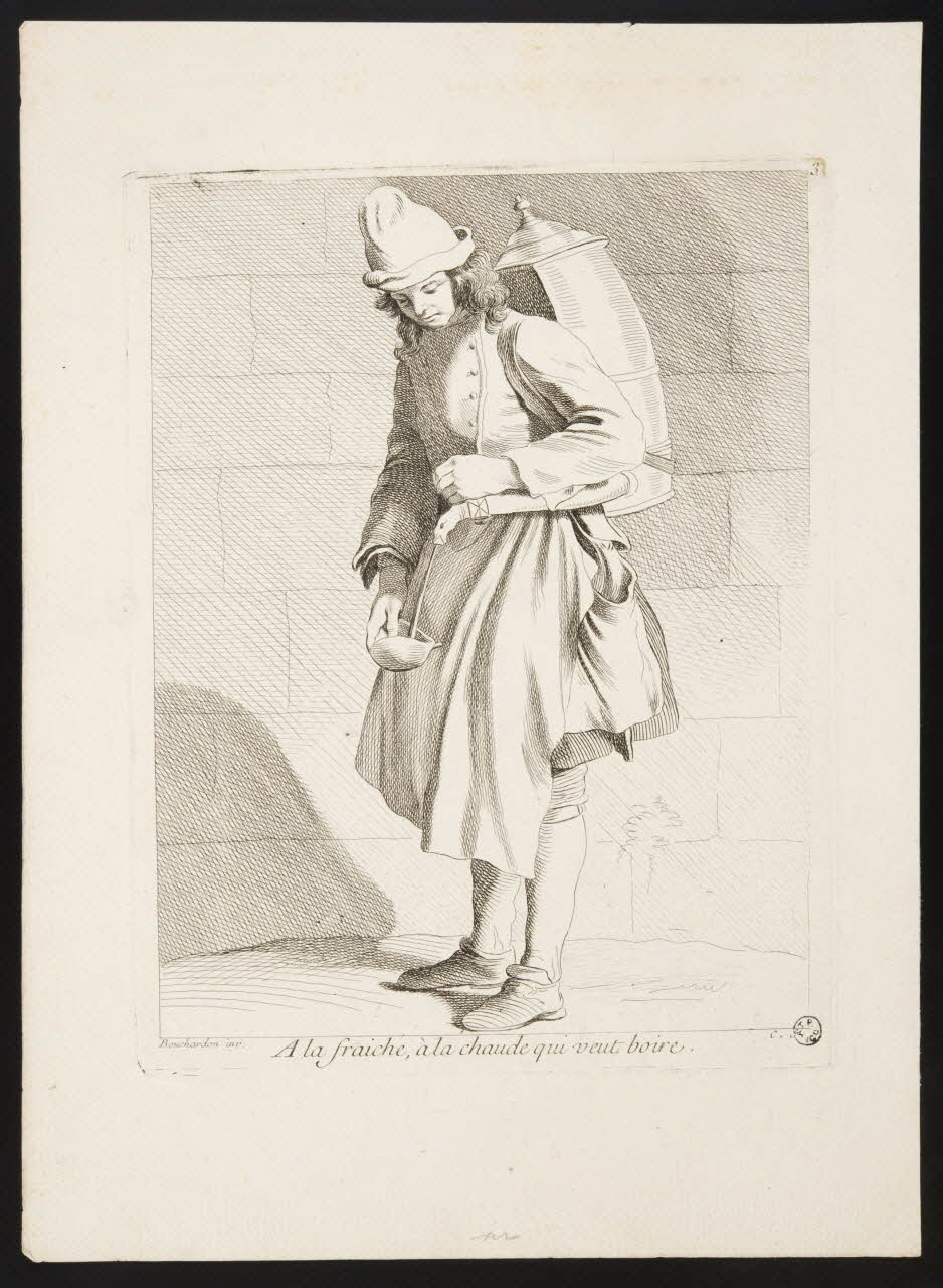 estampe A la fraiche, à la chaude qui veut boire. 1968.37.55 Photo