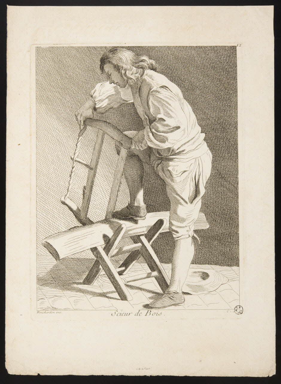 estampe Scieur de Bois. 1968.37.58 Photo