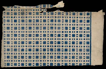 estampe Papier à carrés bleus 1968.51.154.2 Photo