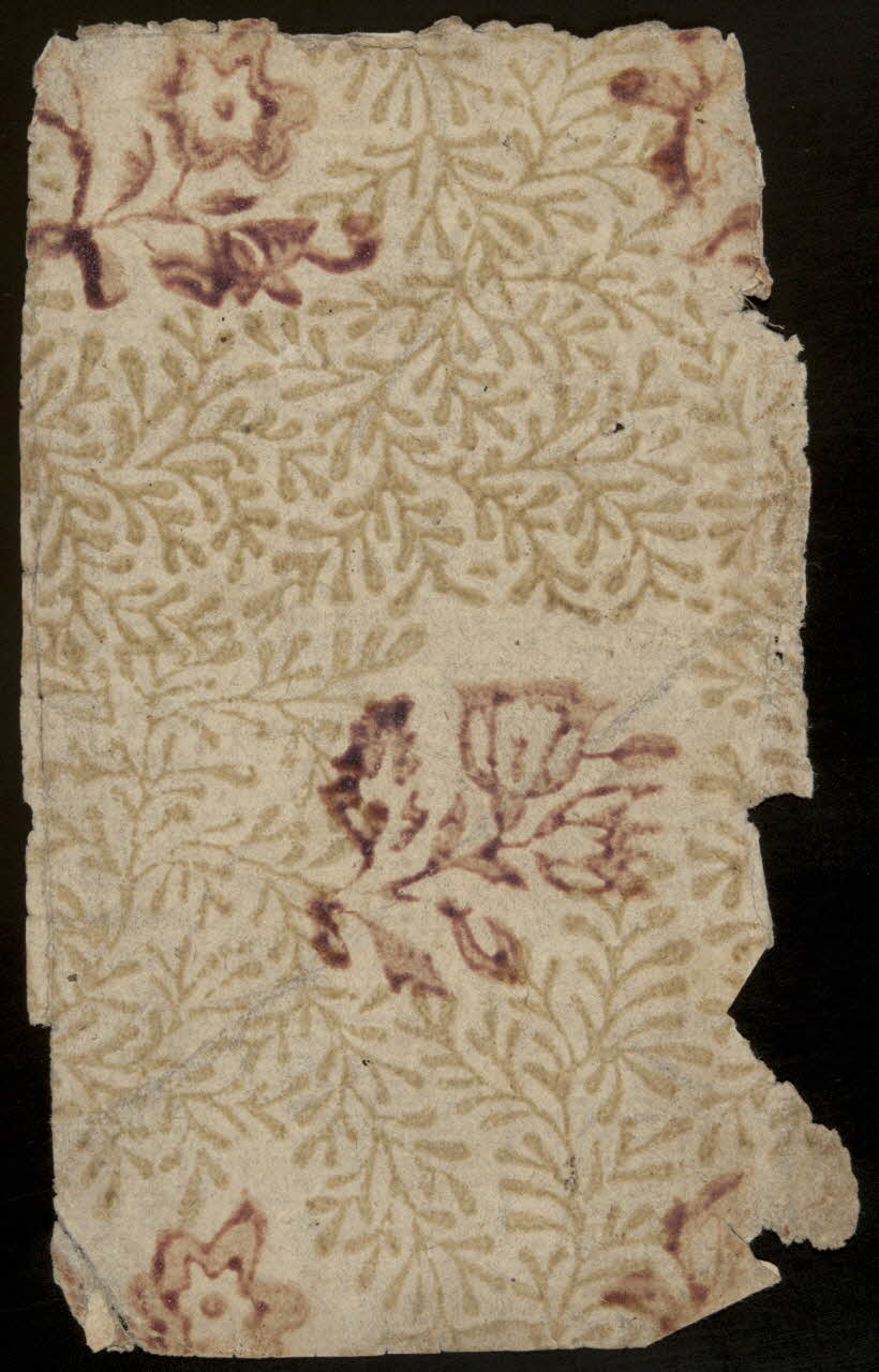 estampe Morceau de papier peint 1968.51.336.1 Photo