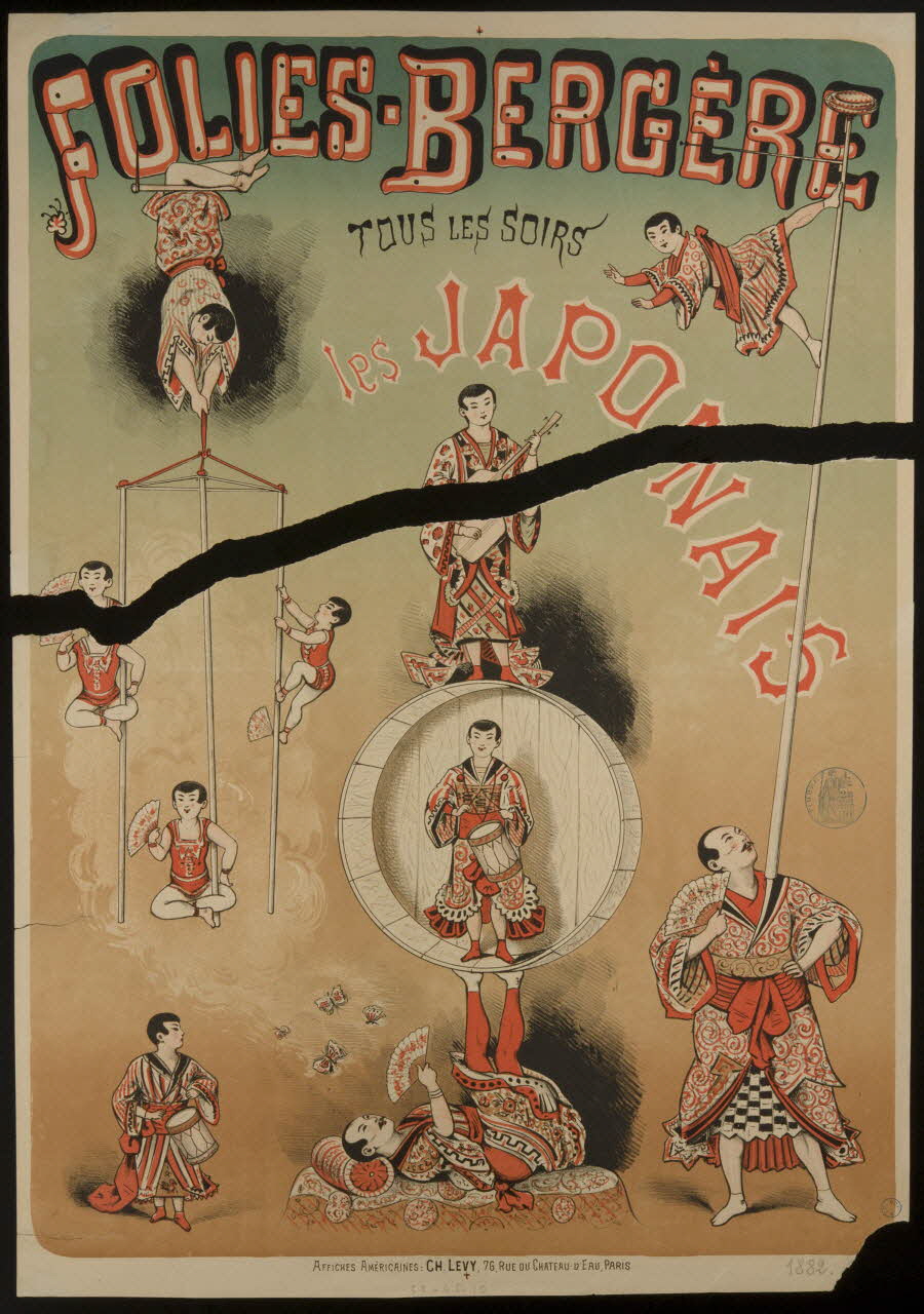 affiche FOLIES - BERGERE  les JAPONAIS 1968.65.10 Photo