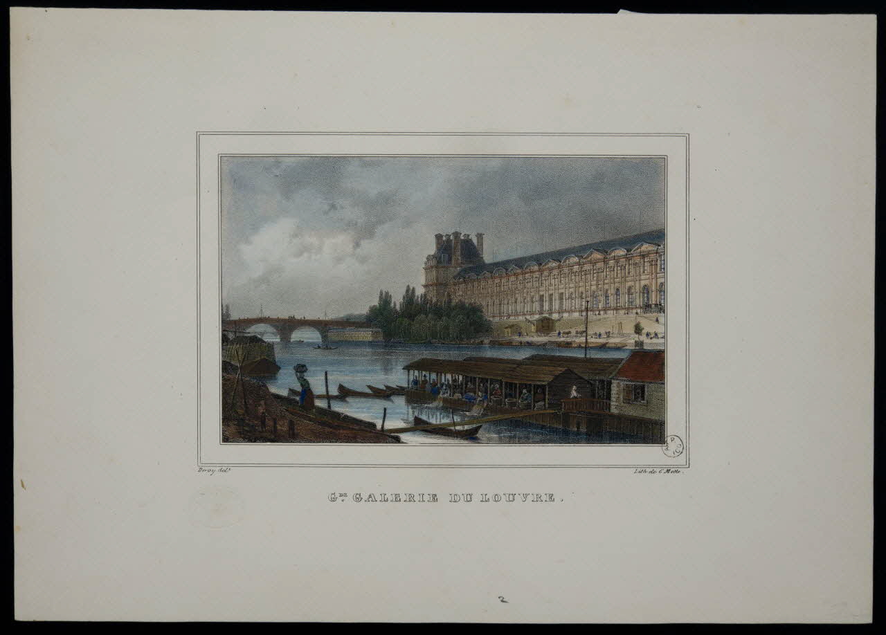 estampe GDE. GALERIE DU LOUVRE. 1968.92.83 Photo