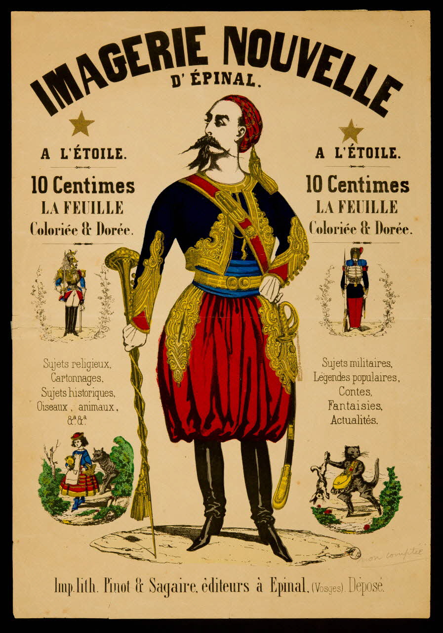 estampe IMAGERIE NOUVELLE  D'EPINAL. 1968.93.3 Photo