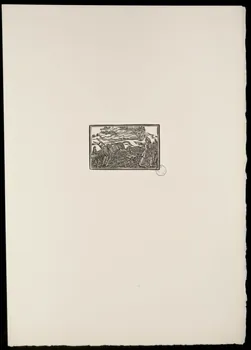 estampe Fable : L'âne et son maître 1969.87.425.1 Photo