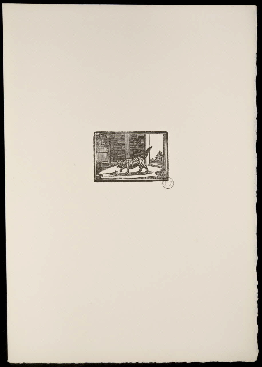 estampe Fable : Le lion et le rat 1969.87.429.1 Photo