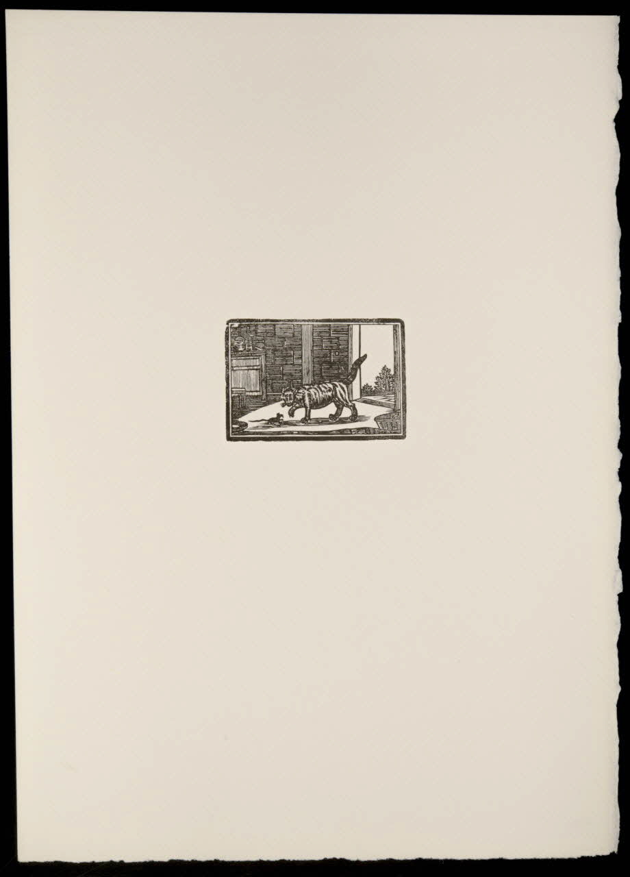 estampe Fable : Le lion et le rat 1969.87.429.3 Photo