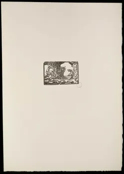 estampe Fable : Le lion et les animaux 1969.87.431.1 Photo
