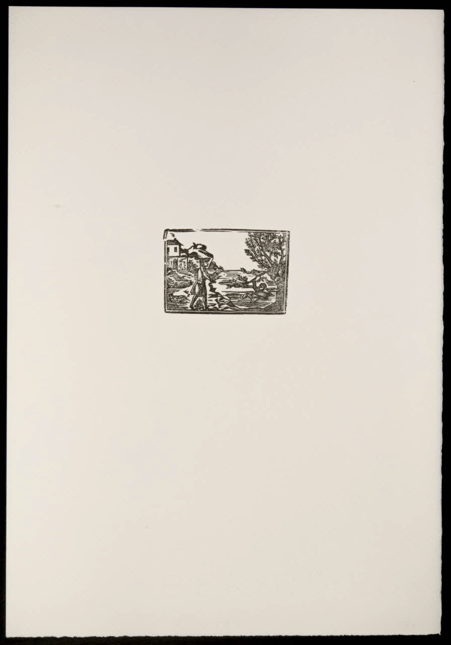 estampe Fable : L'enfant tombé dans une rivière 1969.87.433.2 Photo