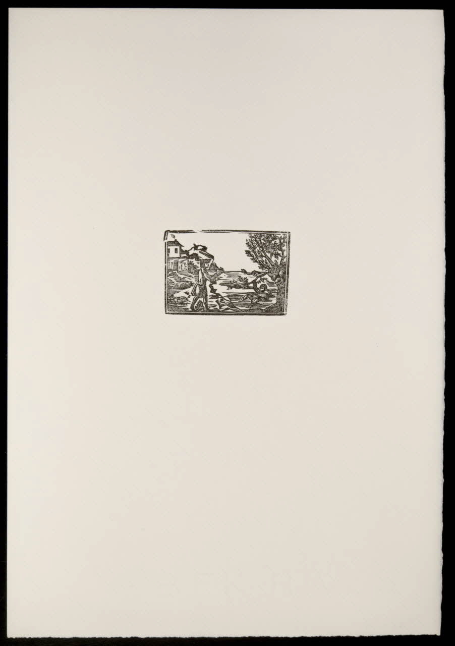 estampe Fable : L'enfant tombé dans une rivière 1969.87.433.3 Photo