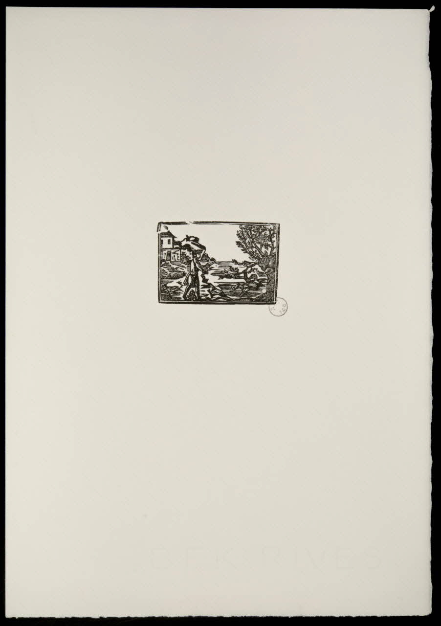estampe Fable : L'enfant tombé dans une rivière 1969.87.434 Photo