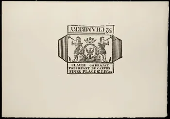 estampe Enveloppe de cartes à jouer 1969.87.435.1 Photo