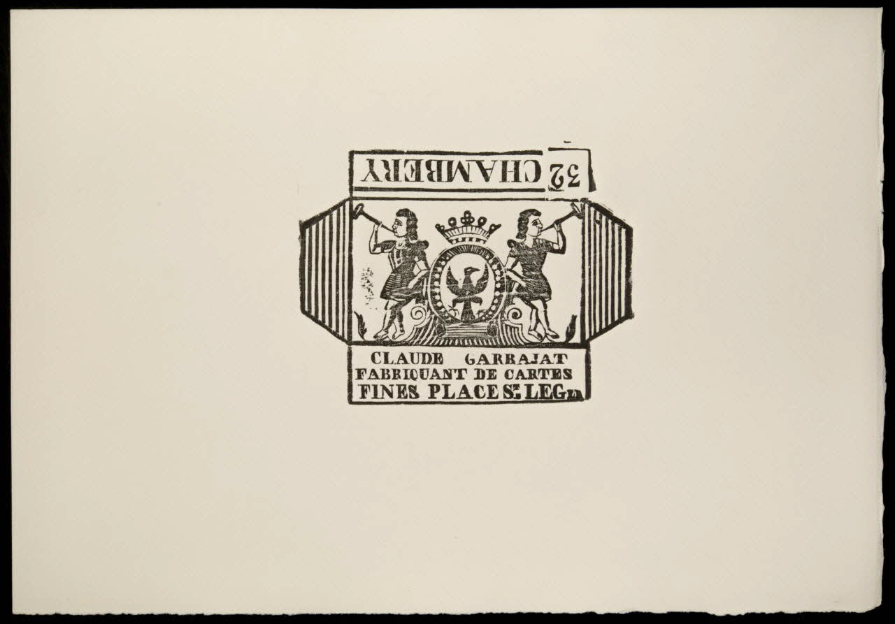 estampe Enveloppe de cartes à jouer 1969.87.435.3 Photo