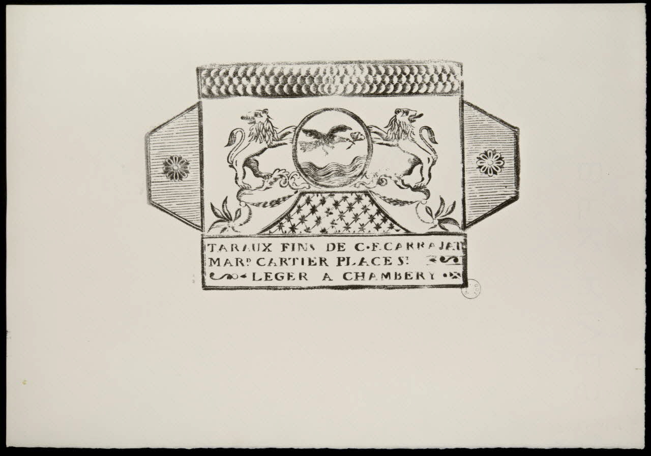 estampe Enveloppe de cartes à jouer 1969.87.437.1 Photo