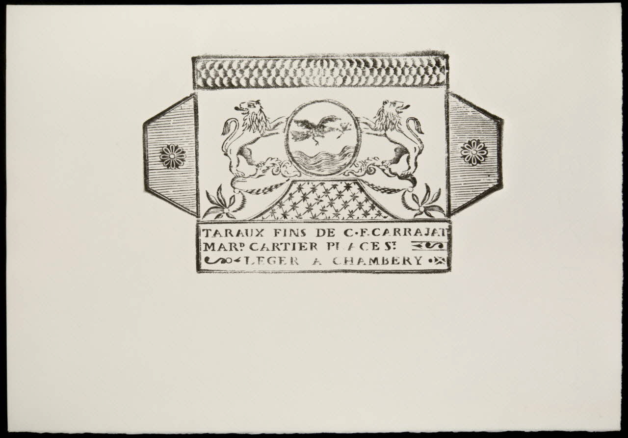 estampe Enveloppe de cartes à jouer 1969.87.437.2 Photo