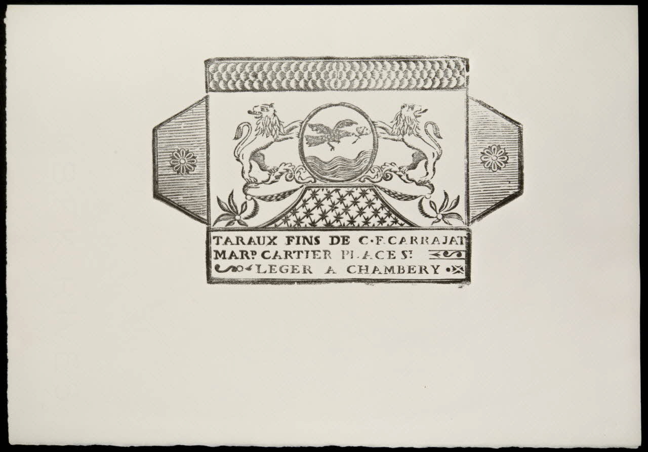 estampe Enveloppe de cartes à jouer 1969.87.437.3 Photo