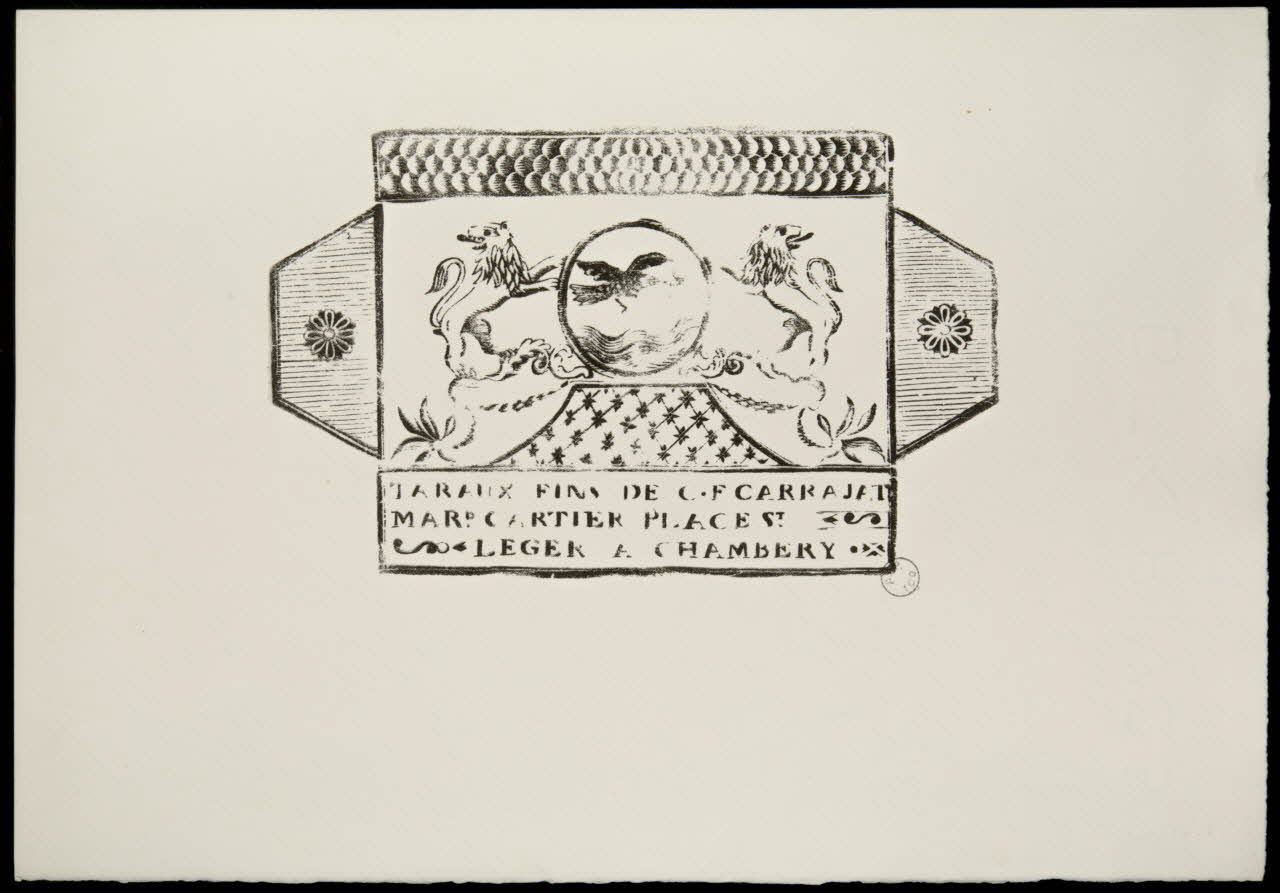 estampe Enveloppe de cartes à jouer 1969.87.438 Photo