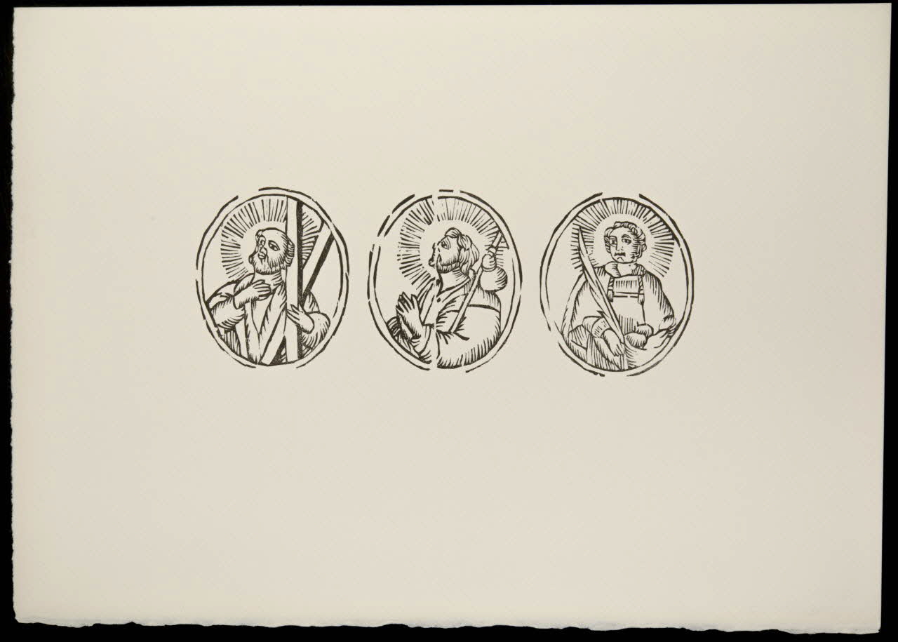 estampe Figures religieuses 1969.87.443.1 Photo