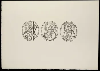 estampe Figures religieuses 1969.87.443.1  Photo