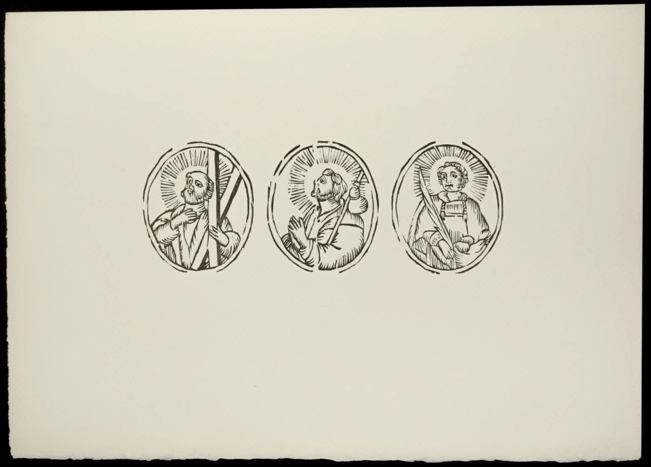 estampe Figures religieuses 1969.87.443.2 Photo