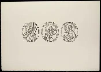 estampe Figures religieuses 1969.87.443.2  Photo